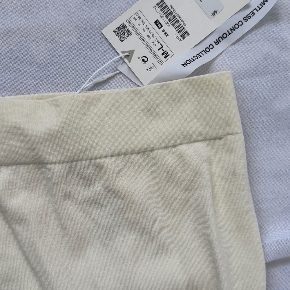 Zara Cream Midi Skirt - Picture 6 of 7
